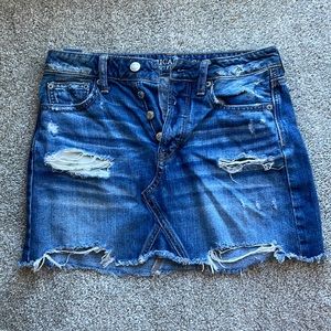 AE denim mini skirt